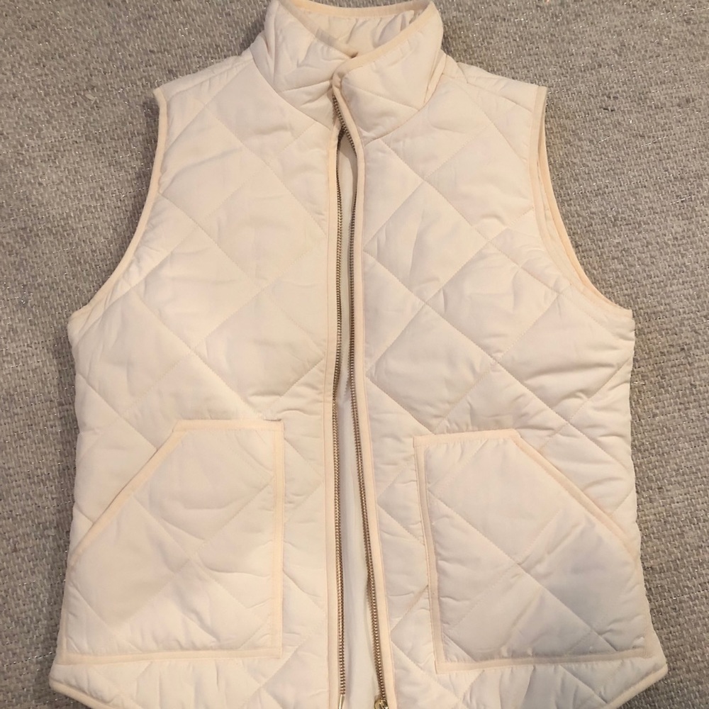 Cream J. Crew vest